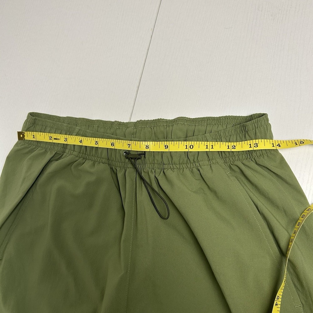 Nike Pants Womens Medium Green Dri-FIT Track Joggers Nike Air Zip Leg Cuff - Picture 7 of 10